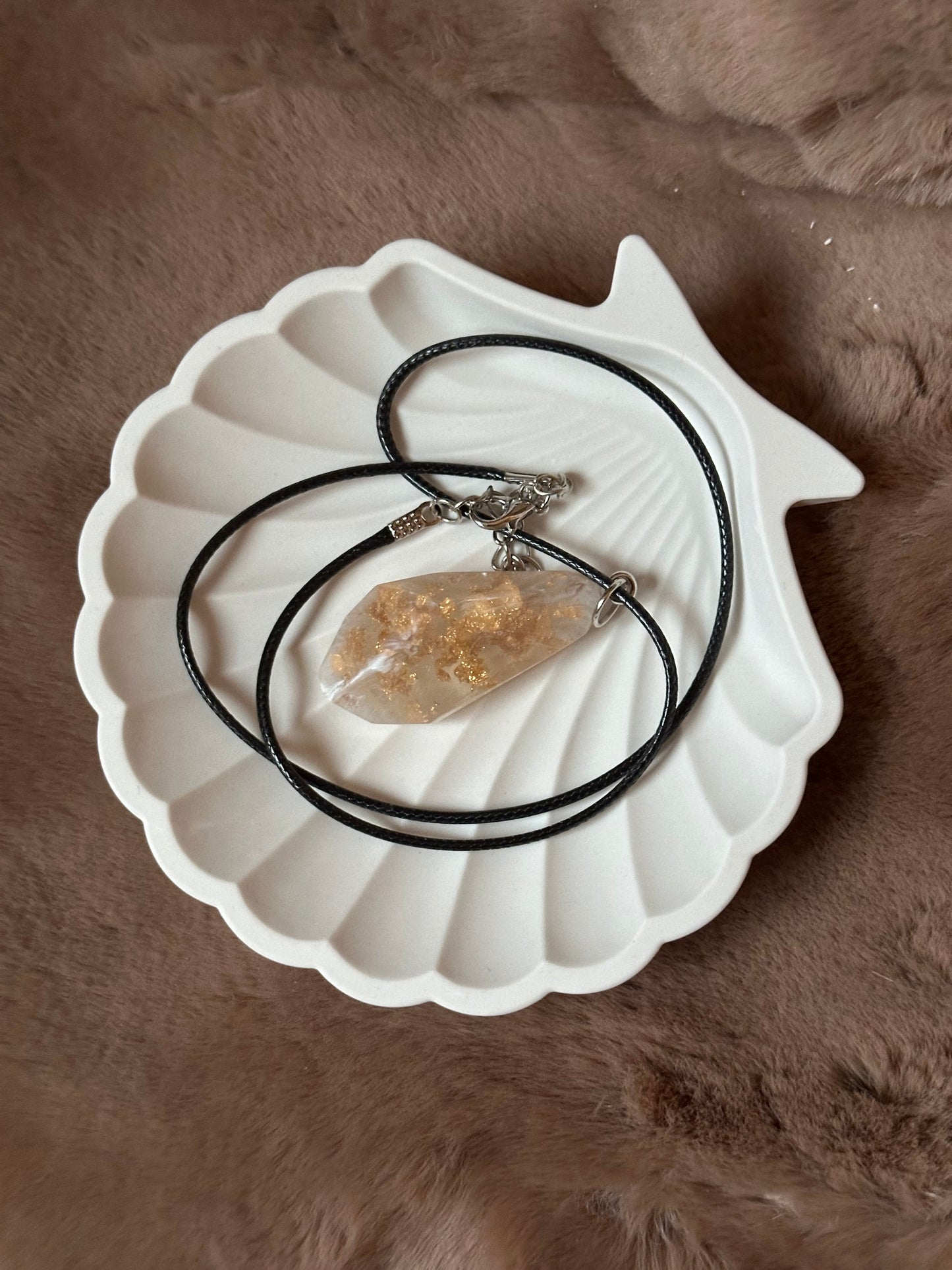 Aufbewahrung von Schmuck / Muschelschale