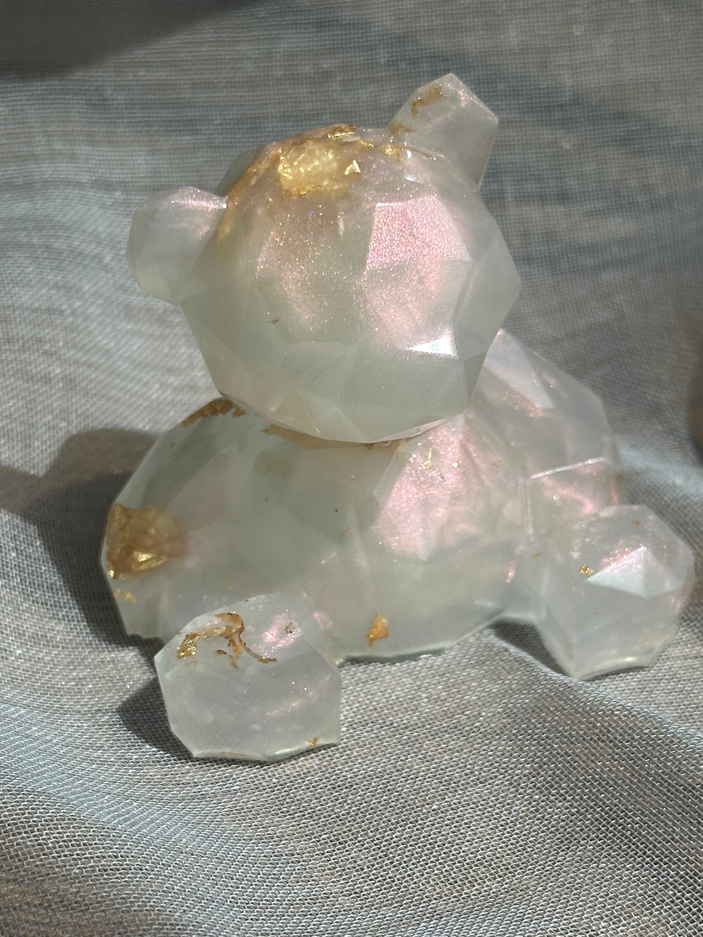 Teddy aus Epoxidharz, verschiedene Farben