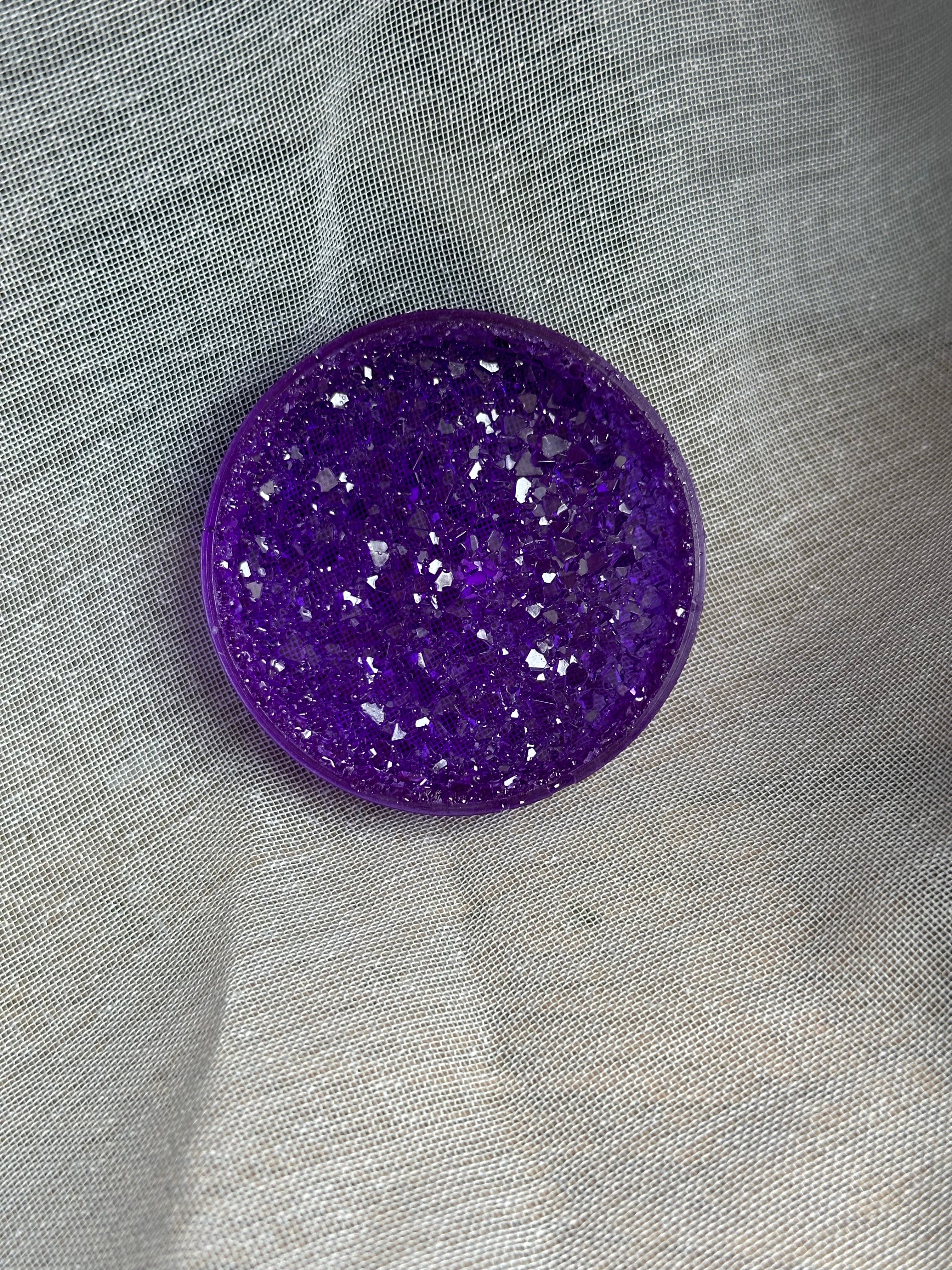 Glitzerschale aus Epoxidharz, verschiedene Farben