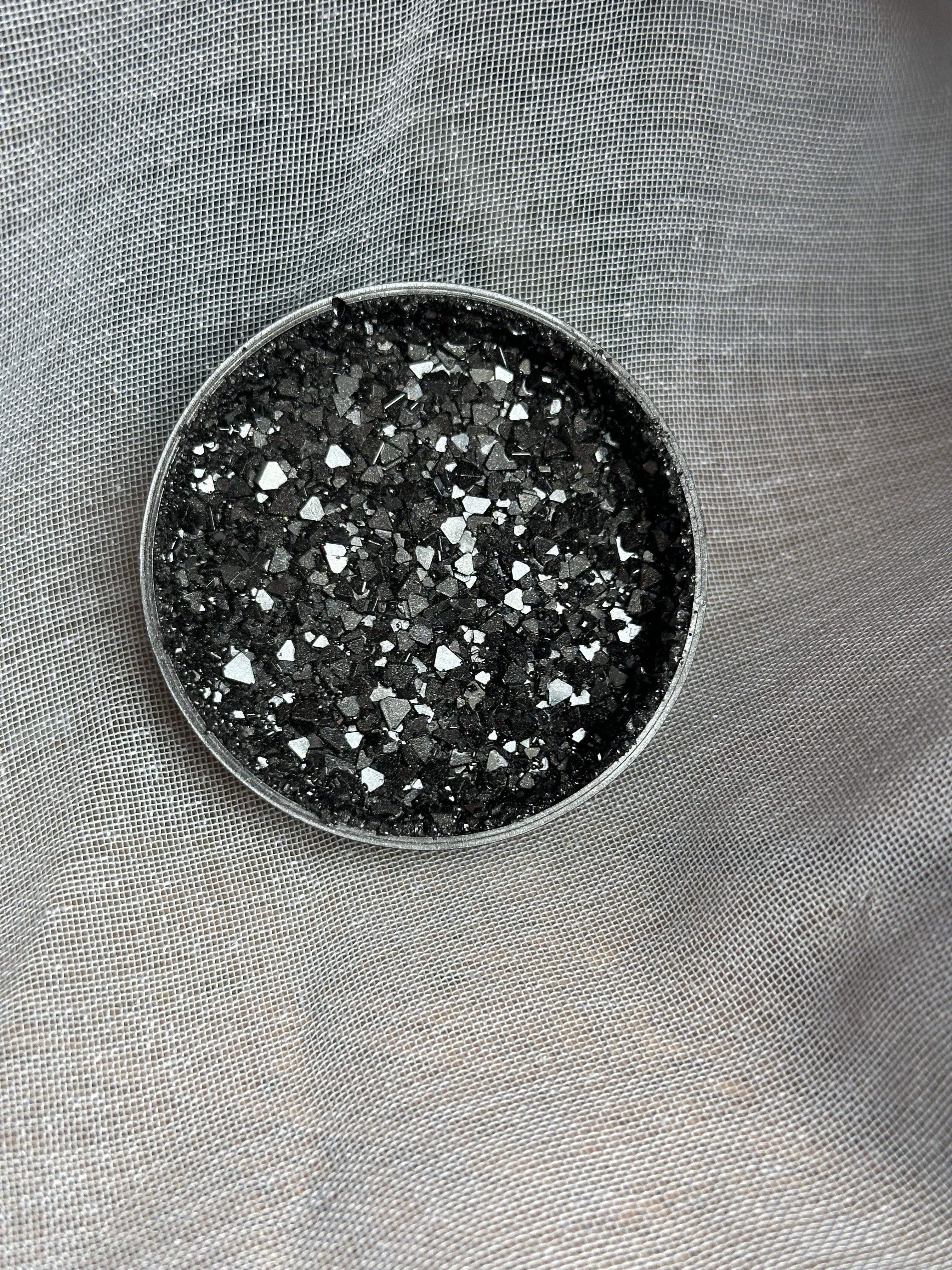 Glitzerschale aus Epoxidharz, verschiedene Farben