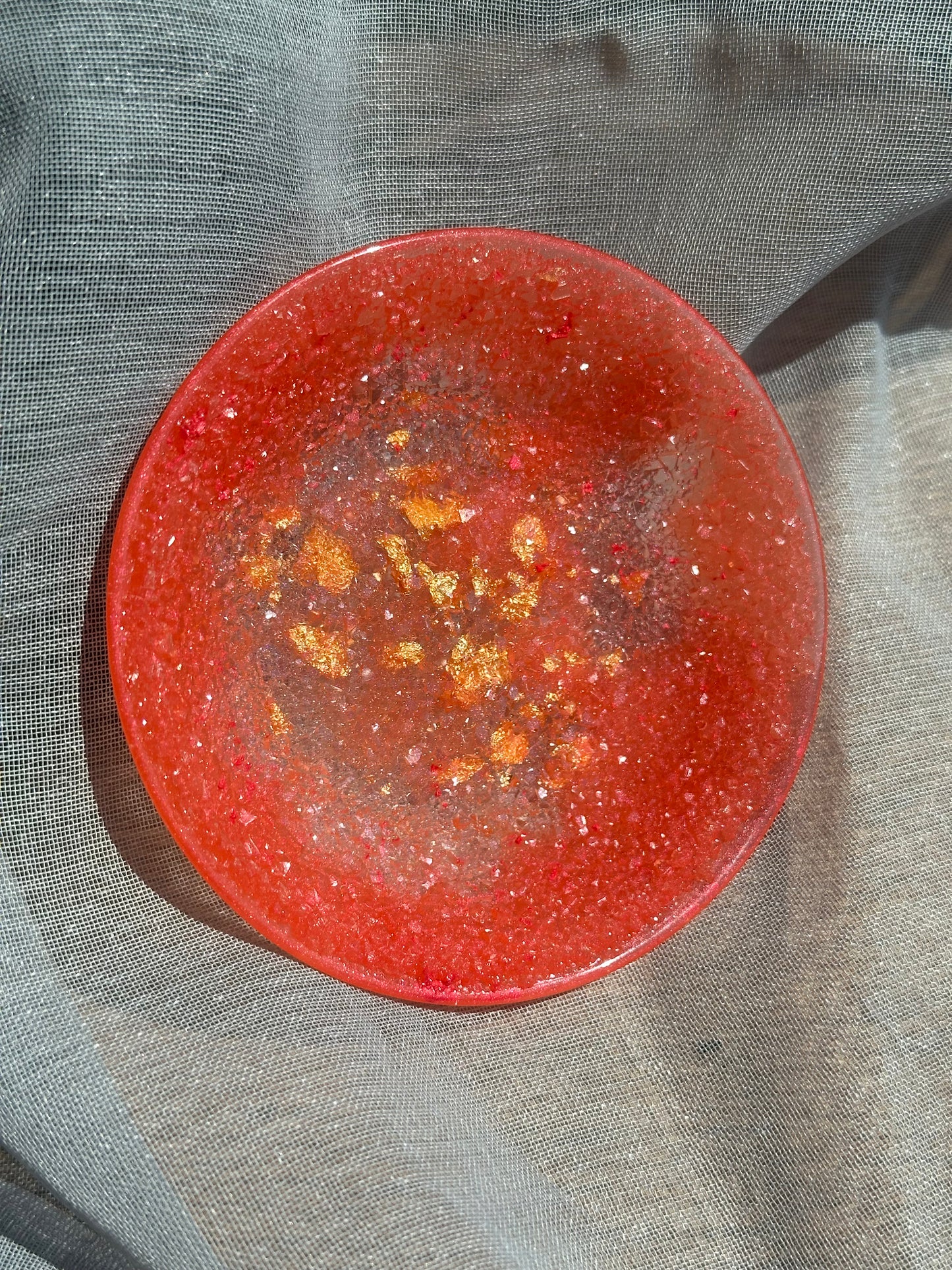 Resin Glitzerschale