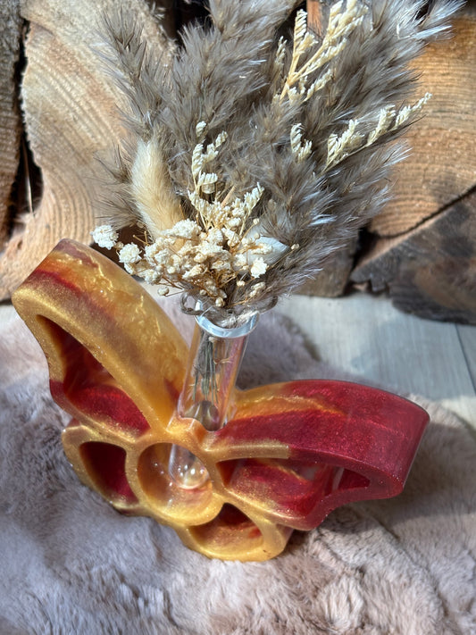 Aufsteller Schmetterling mit Vase