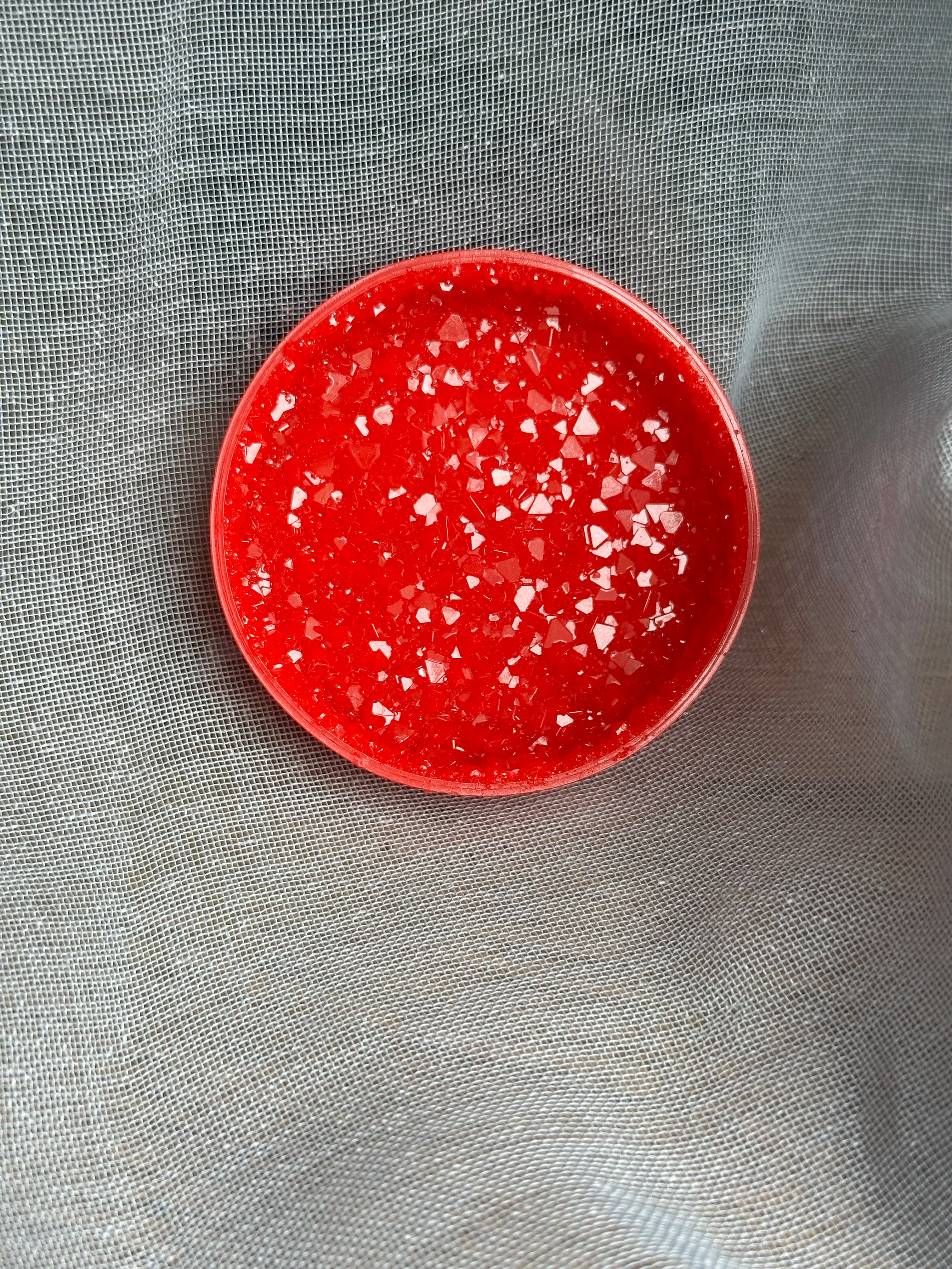 Glitzerschale aus Epoxidharz, verschiedene Farben