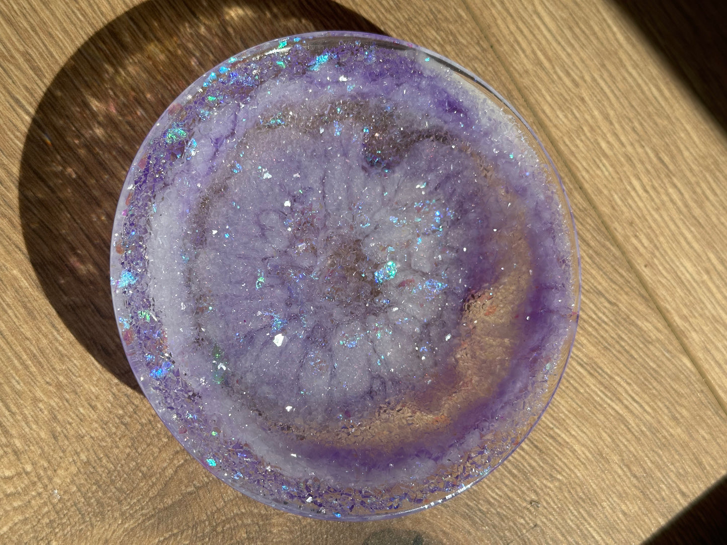 Resin Glitzerschale